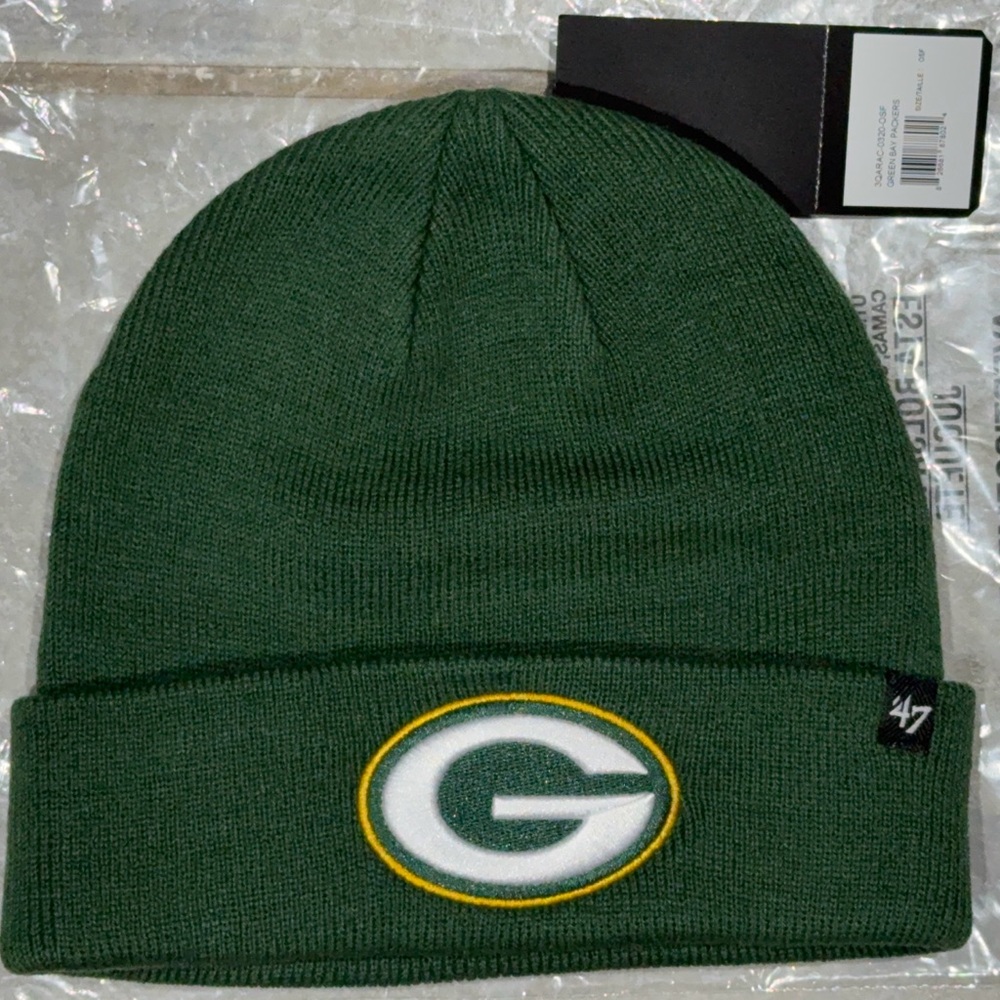 Green Bay Packers Cuffed Green Beanie by ‘47 Brand
